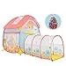 Produktbild Children's tent Zelttunnel für Kids Active - 6 Monate bis 6 Jahre altes Baby-Pop-Up-Zelt mit Tunnel - Ideal für Haus & Garten
