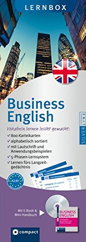 Download Business English - Compact Lernbox: 800 Vokabel-Karteikarten, Mini-CD & Mini-Wörterbuch Business English. Mit 5-Phasen-Lernsystem