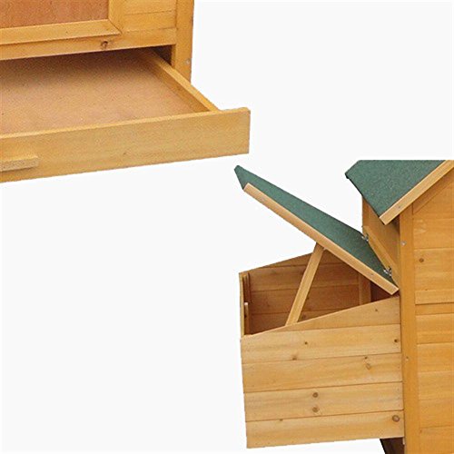 XXL Hühnerstall Hühnerhaus Kaninchenkäfig Hasenstall Kaninchenstall für draußen - 7
