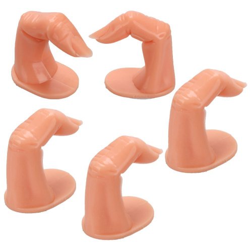 5 x Practice Finger for Acrylic, Gel & Nail Art