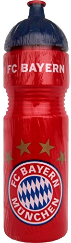 Preisvergleich Produktbild FC Bayern München Trinkflasche Logo, rot, ca. 0,75 l