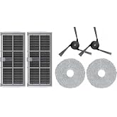 Dreame X40 Ultra L40 Ultra ile Uyumlu Hepa Yan Fır&ccedil;a Mop-6 Par&ccedil;a