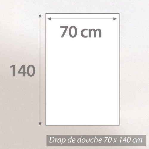 Duschtuch, 70 x 140 cm Waffelpique Pure Waffle 300 g/m² grau anthrazit - 3