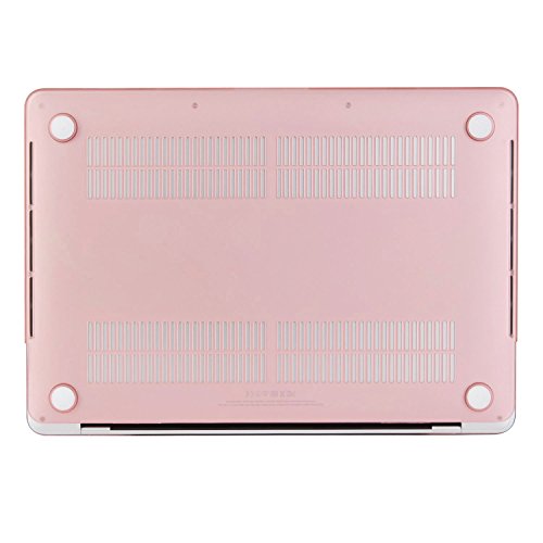 MOSISO MacBook Pro 15 Hülle 2016 – Ultra Slim Hochwertige Plastik Hartschale Tasche Schutzhülle Snap Case für NEUESTE MacBook Pro 15 Zoll (2016 Freisetzung) A1707 mit Touch Bar and Touch ID, Rose - 7
