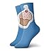 Produktbild Drempad Luxury Sportsocken Cherry Cup Cake Women & Men Socks Soccer Sock Sport Tube Stockings Length 11.8Inch
