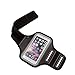 Produktbild Handy Armband zhixie Schweiß-Sport Sportarmband (mit Reflektierende Schlaufe + Schlüsselhalter) kompatibel für iphone7/6S/6 Galaxy S3/S4/S5 (11,9 cm) für Joggen, Fitnessstudio, Radfahren, Radfahren, Wandern, Reiten