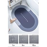 Sihirli Su Emici Banyo Paspası Kaymaz Tabanlı Abdest Paspası
