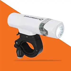Firefox Bikes USB Charging Front Light for Bicycle (Black,White)