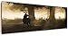Produktbild Feeby, Wandbild, Deco Bild, gedrucktes Bild, Deco Panel, Bild, Panoramabild 53x158 cm, WALD, BÄUME, GRAS, HIRSCH, REHE, TIERE, NATUR, BRAUN, GRÜN