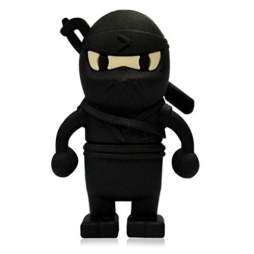 NR31500080032 Hi-SPEED MEMORIA USB STICK 32GB FLASH NINJA LUCHADOR NEGRO