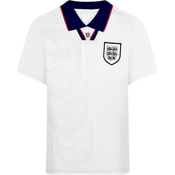 Score Draw Mens England Home Shirt 1998 Short Sleeve White XS