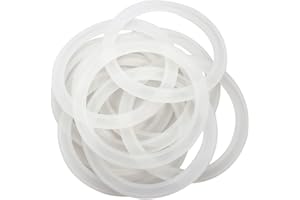 Shinekoo Juntas de silicona para tarros de goma, anillos de sellado para tarros de boca ancha regulares, juntas a prueba de fugas (4 unidades de 86 mm)