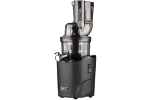 Kuvings REVO830S Slow Juicer - Double Mouthpiece, Cold Press, Automatic Cutting System - Matt Black