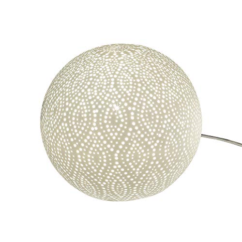 Preisvergleich Produktbild Formano Kugel-Lampe 'Swing Punkte', 21 cm, weiß