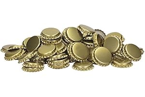 BREWFERM Kronenkorken 29 mm gold - geschäumte Einlage - 100 St.