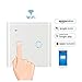 Produktbild AOLVO Wifi Lichtschalter, Touchscreen-Schalter, Fernbedienung & Touch Timer Schalter Sprachsteuerung von Alexa Google Home Arbeitet LED Dimmer Lichtschalter