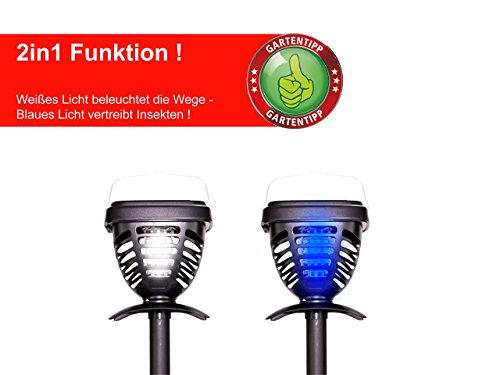 Der original Solar Insektenvertreiber von GartenGlück bekannt aus dem TV – 100% witterungsfest und solarbetrieben – Hilft effektiv gegen alle Arten von Insekten - 4