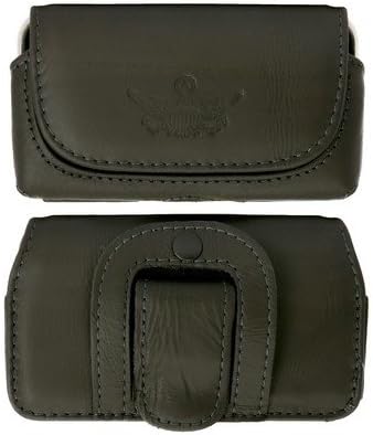Logotrans Leather Pouch for Nokia E71 Black