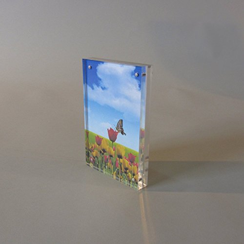 Plexidisplays Bilderrahmen Tisch Bilderhalter in A8 bis A4 - 6