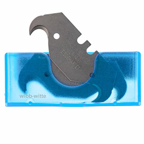 10 Trapezklingen + 10 Hakenklingen + 1 Teppichmesser Delphin + Köcher Neu - 6