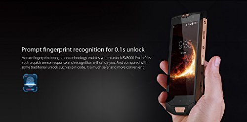 Blackview BV8000 Pro Smartphone,5.0 Pollici Display Android 7.0 4G Telefono Cellulare,IP68 Waterproof /Dustproof /Shockproof Moible Phone,MTK6757 Octa-core 2.6GHz,6GB RAM + 64GB ROM,16.0MP+8.0MP Dual Camera,Dual Sim 4180mAh Batteria,Gesture Wakeup,WiFi/Hotkont/GPS/OTG/ OTA/NFC Cellulare - Grigio