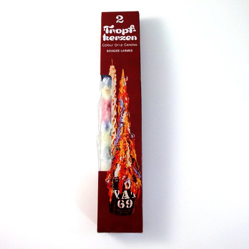 bunte Tropfkerzen im 2-er Set - 3
