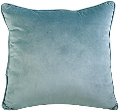 Home Bedding StoreVelvet Square Cushion Cover Soft Velvet Touch 43x43cms or 56x56cms (43x43cms, Teal Blue)