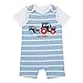 Bluezoo Kids Baby Boys' Blue Tractor Applique Dungarees And T-Shirt 12-18 Months