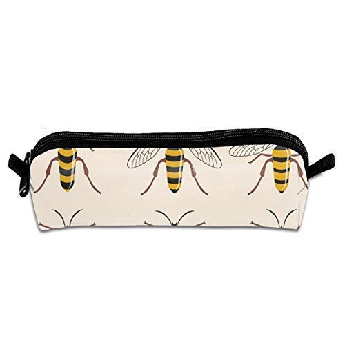 Various Type of HornetIllustration Makeup Case Travel Cosmetic Brush Accessories Zipper