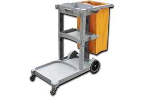 Ramon Hygiene Janitors Cleaning Trolley, Multi-Colour, 113 x 50 x 90 cm