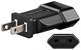 Lieferumfang: 2 Adapter (Euro Buchse auf US / Japan Stecker)