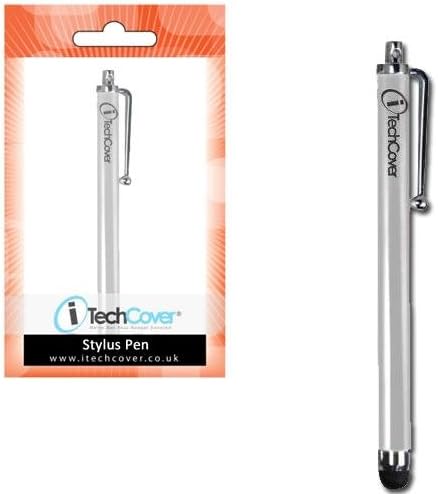 iTechCover® Samsung Galaxy Mega 6.3 I9200 Silver Touch Screen Stylus Pen