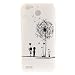 Produktbild Huawei GR3 / P8 Lite SMART Hülle, Hozor Gemaltes Muster Transparent Kante Silikonhülle Ultra Slim Weich TPU Silikon Kratzfeste Handyhülle Schutz Case Backcover - Kleiner Liebhaber