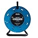 Price comparison product image Igenix TF4513 25 m 13 A Four Gang Heavy Duty Cable Reel Trim - Black/Blue