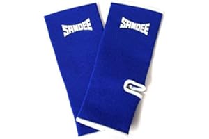 Sandee Ankle Support Premium Blue Protection Anklets Muay Thai Kickboxing MMA Sold by MinotaurFightStore