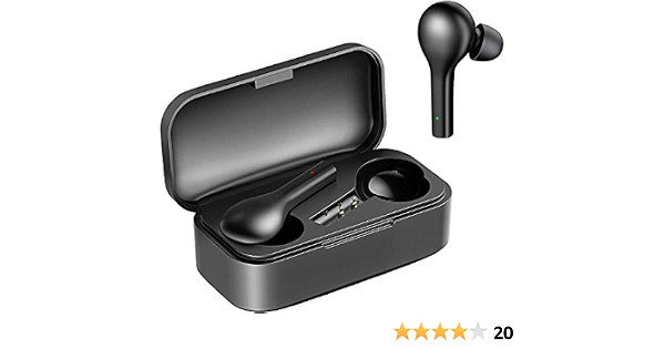 QCY T5 Cuffie Bluetooth, Auricolari Bluetooth Senza Fili Cuffie Bluetooth  Wireless Sportivi in Ear, 20 Ore di Riproduzione, Suono Stereo, Microfono  per iOS Android e Altri Smartphone Leader : Amazon.it: Elettronica