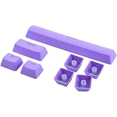 Spelt 104 Tuş Universal Renkli Mekanik Klavye Tuş Takımı Kapağı Keycap Eflatun