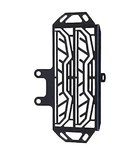 Zenlo Steel Motorcycle Bike Radiator Guard Protector Grill for Bullet Himalayan(Black)