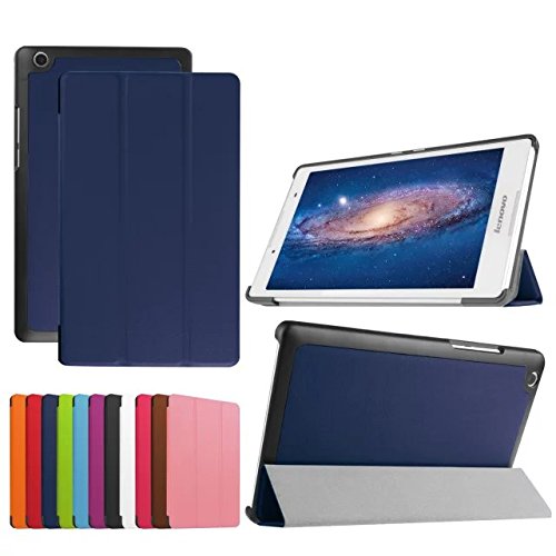 Xinda Lenovo Tab3 8.0/Tab 2 A8–50 Schutzhülle – Ultra Slim Leicht Smart Cover mit Auto Sleep/Wake-Funktion für Lenovo Tab 3 8 (bei – 850 F/bei – 850 M)/Tab 2 A8–50 20,3 cm Tablet