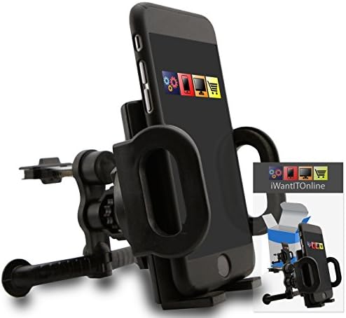 iWANTitOnline IWIO Oppo F1s Black Custom Dedicated In Car Spring Mount Clip Air Vent Holder (Case Compatible) Cradle