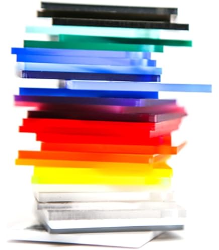 Foglio Acrilico Colorato A5 3mm - 18 Colori, Trasparente, Per Fai Da Te, Artigianato E Modellismo - Foto 9