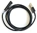Produktbild OKCS® Magnet Ladekabel USB mit stylischem Aluminium Anschluss in Schwarz Sony Xperia Z1, Z1 Compact, Z2, Z2 Tablet, Z3, Z3 Compact, Z3 Tablet Compact, Z4 Tablet Compact - 1 Meter in Schwarz