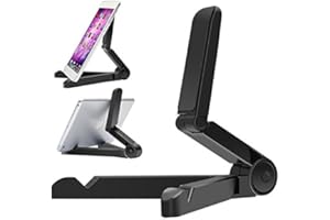 TOPWAYS® Czarny przenośny składany stojak na Apple iPad, iPad 2, nowy iPad (iPad 3), Samsung Galaxy Tab, BlackBerry Playbook i wszystkie inne tablety 7-10 cali