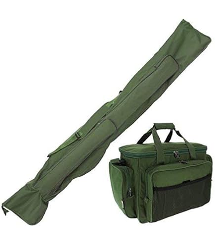 Carp Fishing Rod Holdall Carryall Bag & Rig Wallet | UK