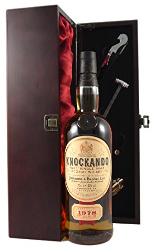 Knockando 14 year old Single Malt Whisky 1978 presented in a wooden box ...