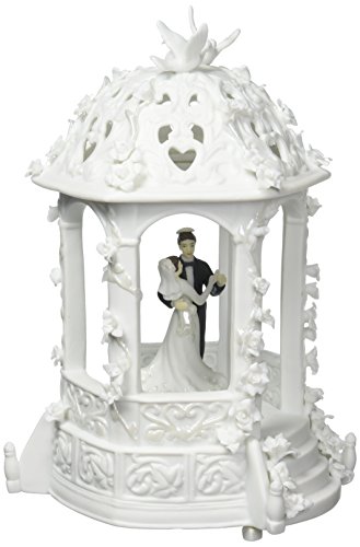 ATD® 30629 16,5 cm Dancing Braut und Bräutigam in Pavillon Statue