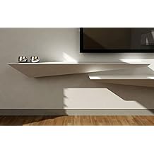 etagere murale 48 cm blanc laque