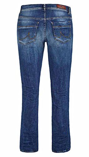 LTB Damen Jeans Valerie - Bootcut - Blau - Ceciane Wash, Größe:W 24 L 30;Farbe:Ceciane Wash (50359) -