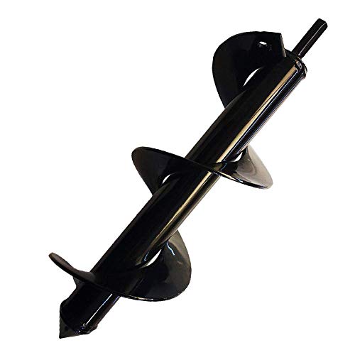 Preisvergleich Produktbild HOMYY Schlangenbohrer für Garten, Spiralbohrer für Pflanzgefäß, Gartengärtner,Garten Handbohrer Erdlochbohrer Spiralbohrer für das Pflanzen von Bäumen(80x300mm)