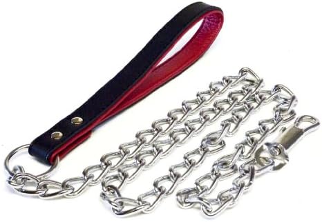 The Paws Heavy Duty Chain Lead, 120 cm, Black